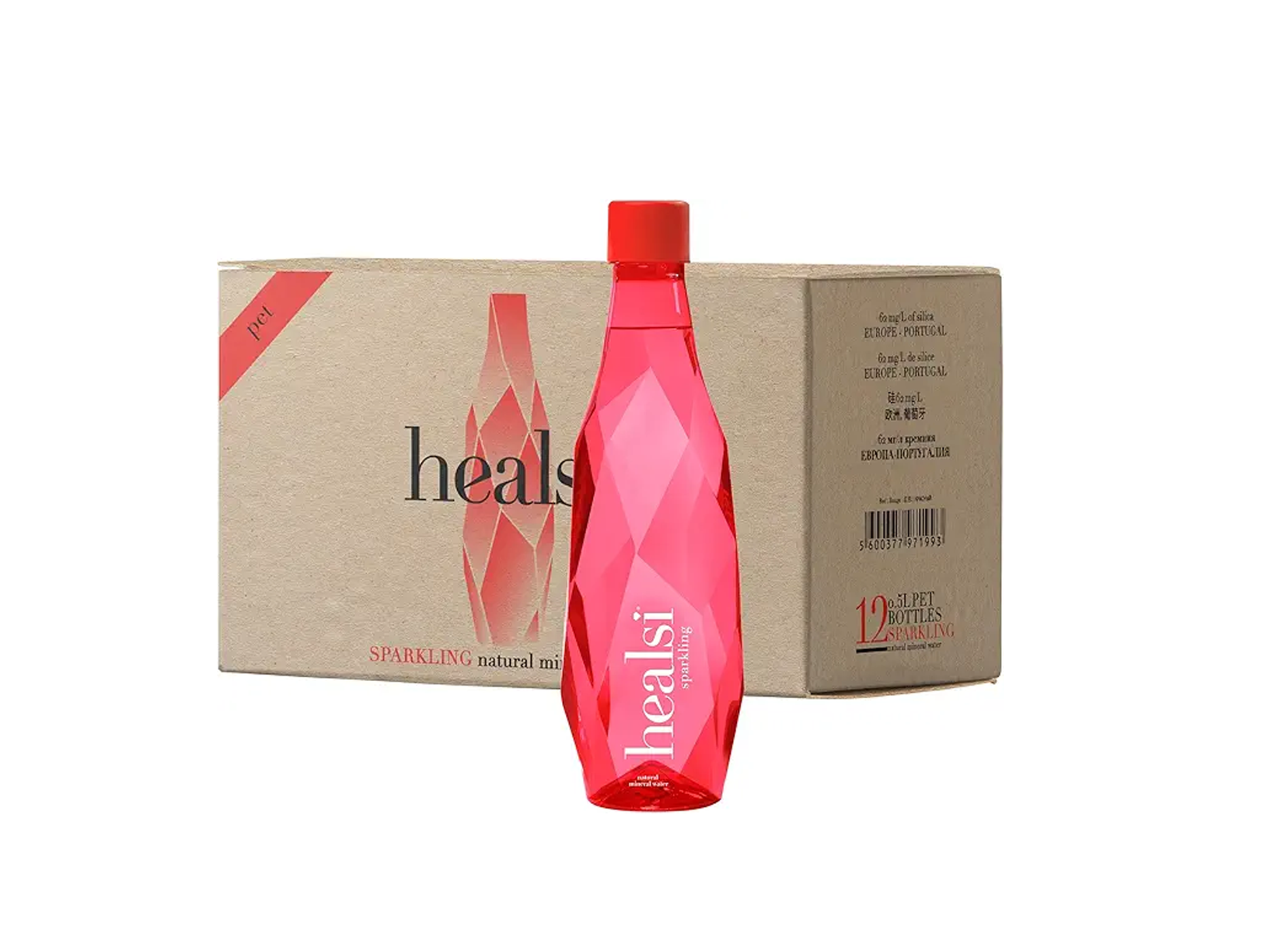 Healsi Red Sparkling 12-pack